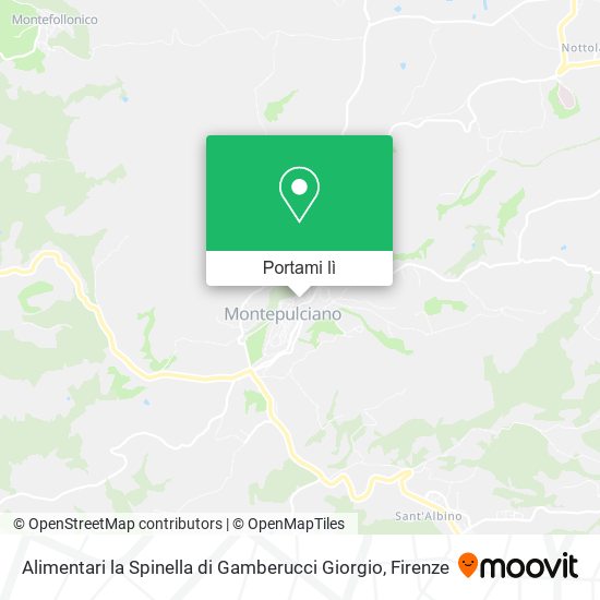 Mappa Alimentari la Spinella di Gamberucci Giorgio