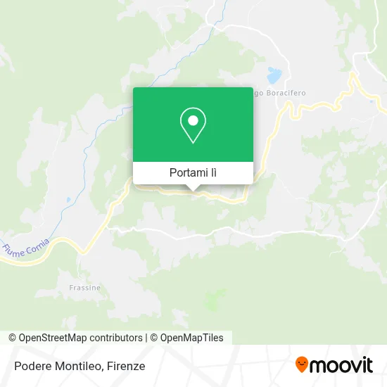 Mappa Podere Montileo