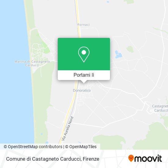 Mappa Comune di Castagneto Carducci