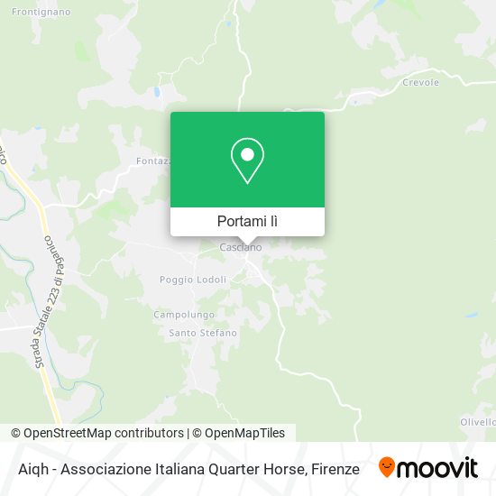 Mappa Aiqh - Associazione Italiana Quarter Horse