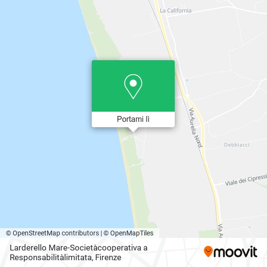 Mappa Larderello Mare-Societàcooperativa a Responsabilitàlimitata