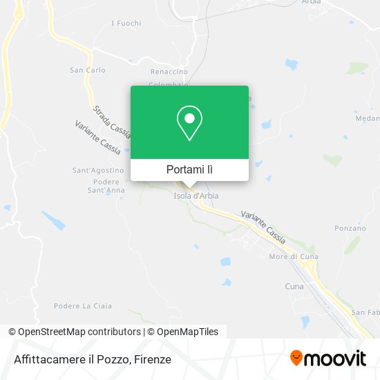 Mappa Affittacamere il Pozzo