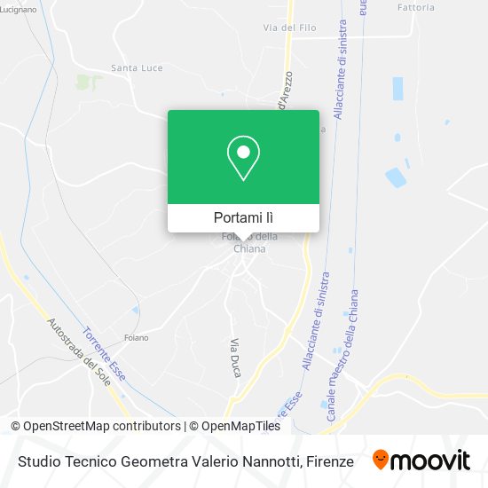 Mappa Studio Tecnico Geometra Valerio Nannotti