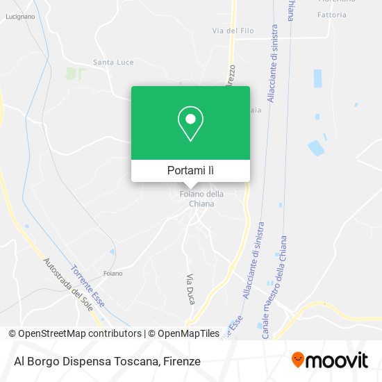 Mappa Al Borgo Dispensa Toscana