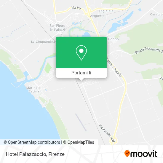 Mappa Hotel Palazzaccio