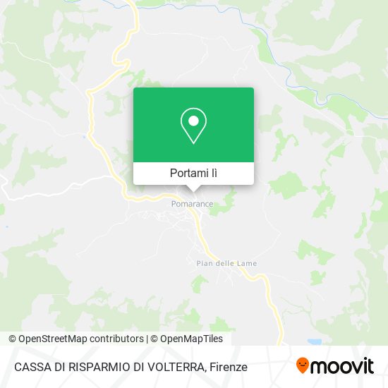 Mappa CASSA DI RISPARMIO DI VOLTERRA