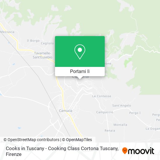 Mappa Cooks in Tuscany - Cooking Class Cortona Tuscany