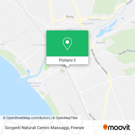 Mappa Sorgenti Naturali Centro Massaggi