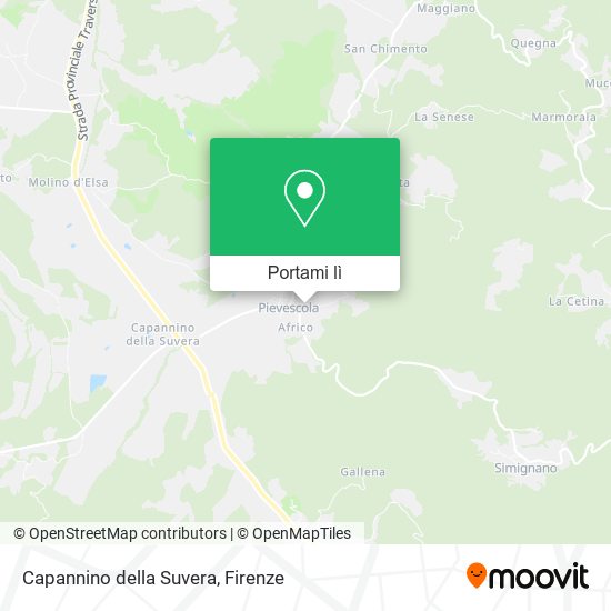 Mappa Capannino della Suvera