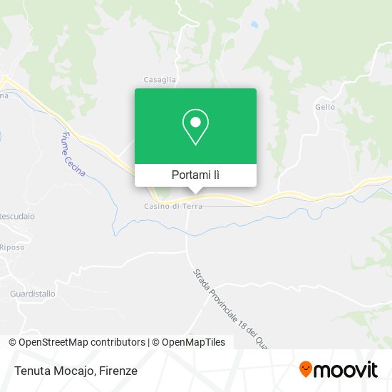 Mappa Tenuta Mocajo