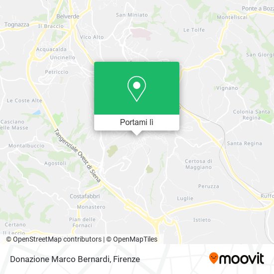 Mappa Donazione Marco Bernardi