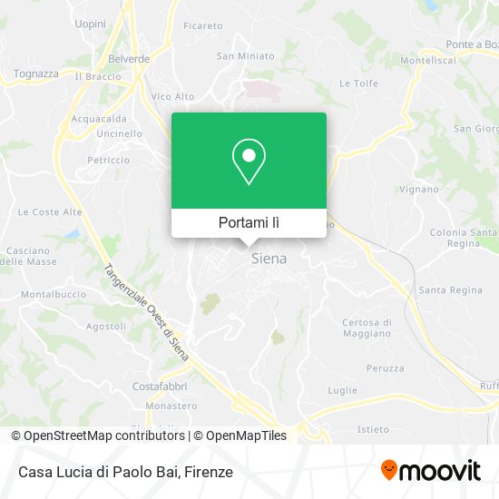 Mappa Casa Lucia di Paolo Bai