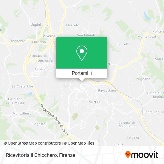 Mappa Ricevitoria il Chicchero