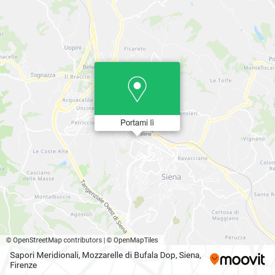 Mappa Sapori Meridionali, Mozzarelle di Bufala Dop, Siena