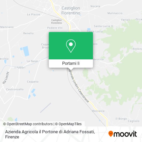 Mappa Azienda Agricola il Portone di Adriana Fossati