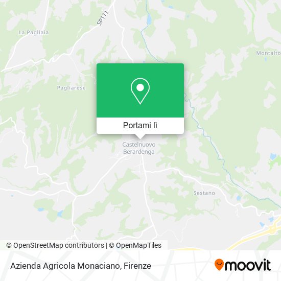Mappa Azienda Agricola Monaciano