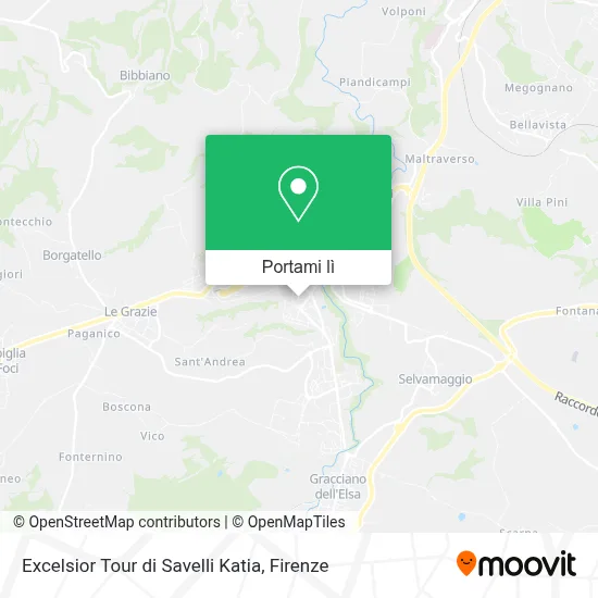 Mappa Excelsior Tour di Savelli Katia