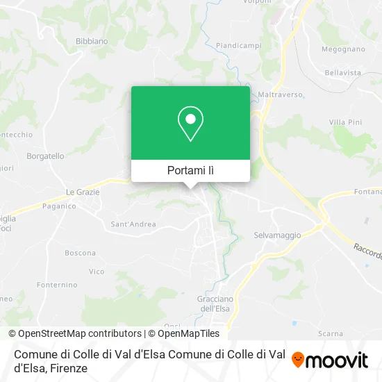 Mappa Comune di Colle di Val d'Elsa Comune di Colle di Val d'Elsa