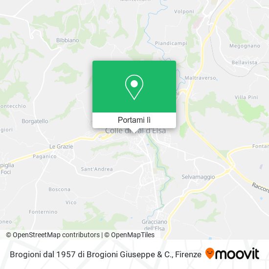 Mappa Brogioni dal 1957 di Brogioni Giuseppe & C.