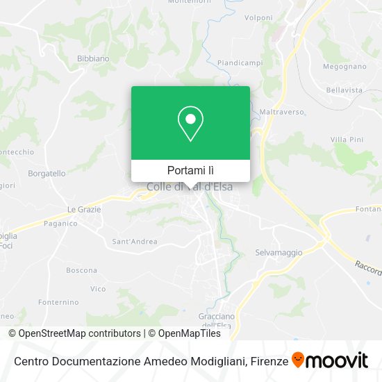 Mappa Centro Documentazione Amedeo Modigliani