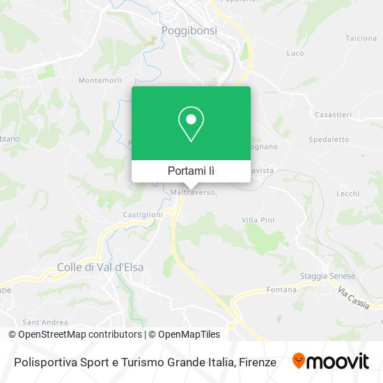 Mappa Polisportiva Sport e Turismo Grande Italia