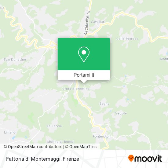 Mappa Fattoria di Montemaggi