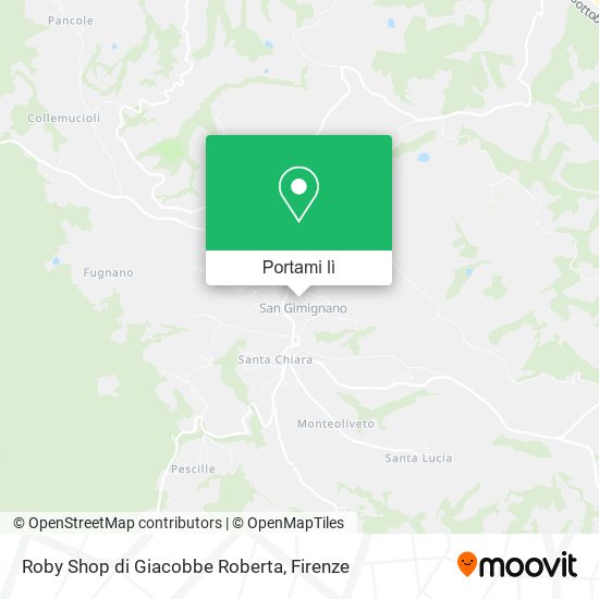 Mappa Roby Shop di Giacobbe Roberta