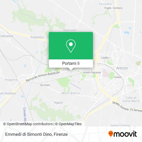 Mappa Emmedi di Simonti Dino