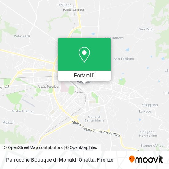 Mappa Parrucche Boutique di Monaldi Orietta