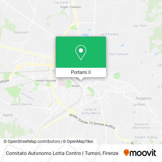 Mappa Comitato Autonomo Lotta Contro I Tumori