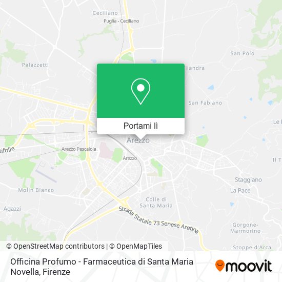 Come arrivare a Officina Profumo Farmaceutica di Santa Maria