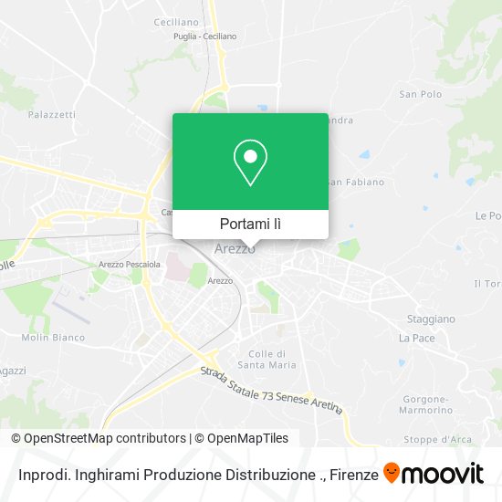 Mappa Inprodi. Inghirami Produzione Distribuzione .