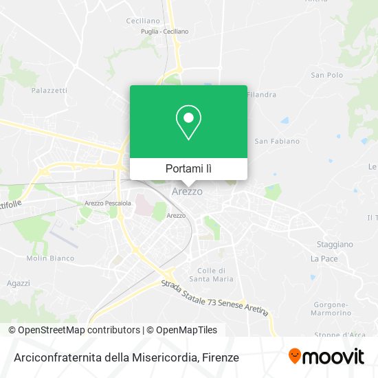 Mappa Arciconfraternita della Misericordia