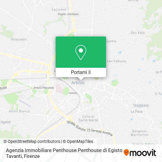 Mappa Agenzia Immobiliare Penthouse Penthouse di Egisto Tavanti
