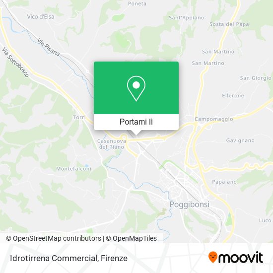 Mappa Idrotirrena Commercial