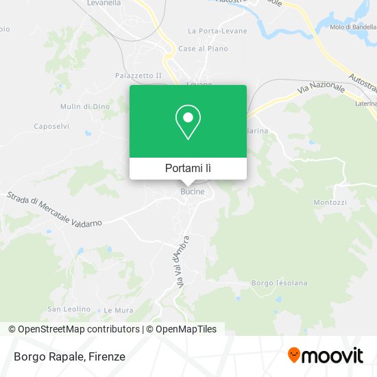 Mappa Borgo Rapale