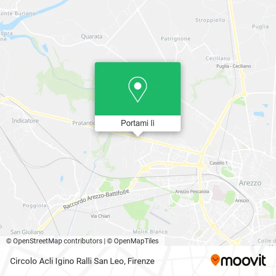 Mappa Circolo Acli Igino Ralli San Leo