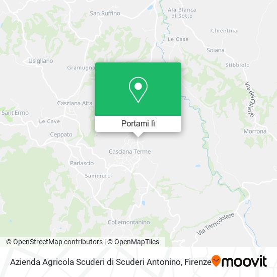 Mappa Azienda Agricola Scuderi di Scuderi Antonino