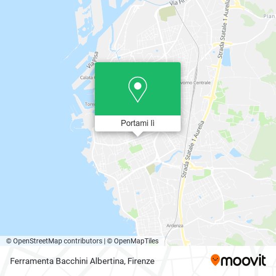 Mappa Ferramenta Bacchini Albertina