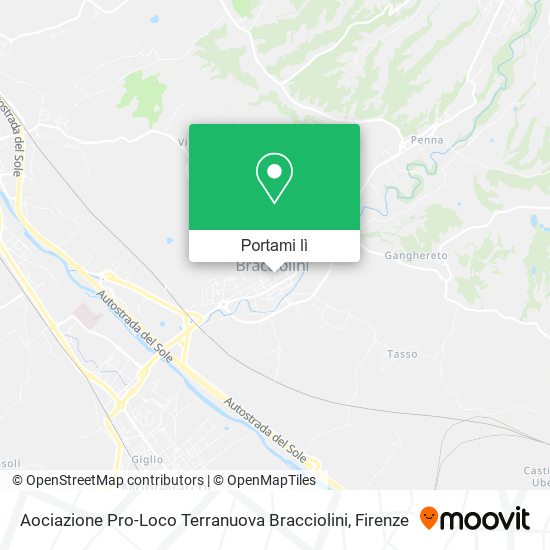 Mappa Aociazione Pro-Loco Terranuova Bracciolini