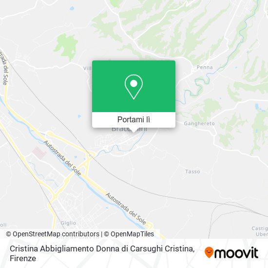 Mappa Cristina Abbigliamento Donna di Carsughi Cristina