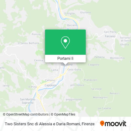 Mappa Two Sisters Snc di Alessia e Daria Romani
