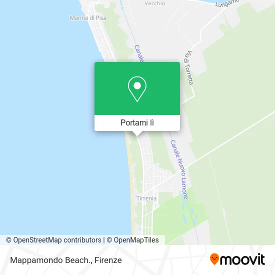 Mappa Mappamondo Beach.