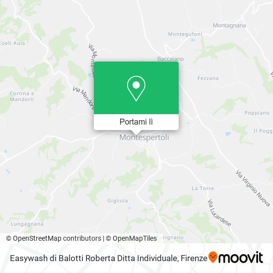 Mappa Easywash di Balotti Roberta Ditta Individuale