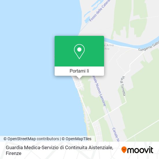Mappa Guardia Medica-Servizio di Continuita Aistenziale