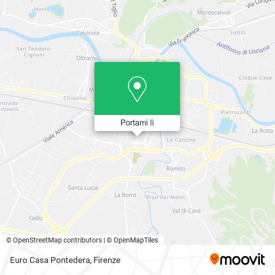 Mappa Euro Casa Pontedera