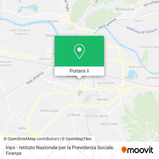 Mappa Inps - Istituto Nazionale per la Previdenza Sociale