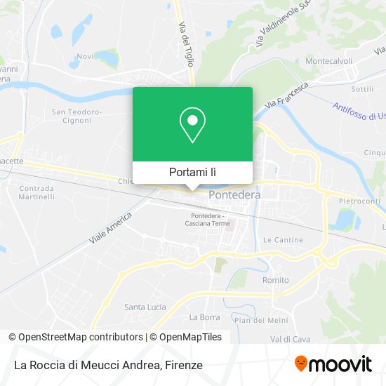 Mappa La Roccia di Meucci Andrea