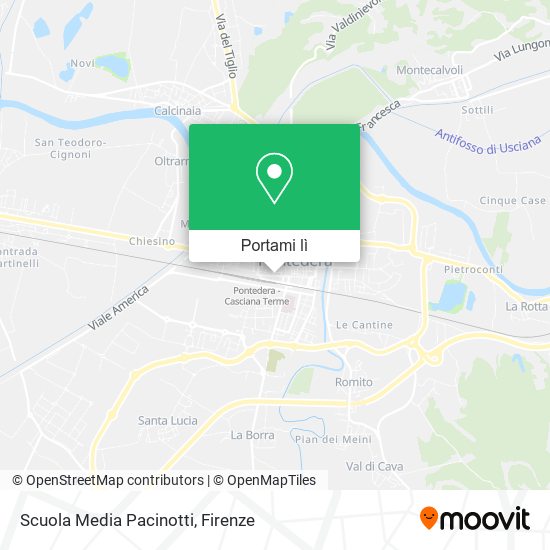 Mappa Scuola Media Pacinotti