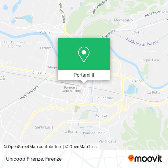 Mappa Unicoop Firenze